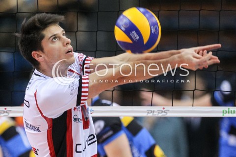  18.11.2017 RZESZOW <br />SIATKOWKA PLUS LIGA 2017/2018 MEN VOLLEYBALL POLAND POLISH PLUSLIGA LEAGUE SEASON 2017/2018 <br />MECZ ASSECO RESOVIA RZESZOW - CERRAD CZARNI RADOM <br />N/Z ALEKSANDER SLIWKA SYLWETKA <br /> 
