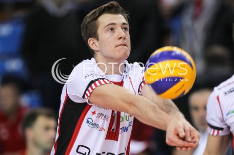  18.11.2017 RZESZOW <br />SIATKOWKA PLUS LIGA 2017/2018 MEN VOLLEYBALL POLAND POLISH PLUSLIGA LEAGUE SEASON 2017/2018 <br />MECZ ASSECO RESOVIA RZESZOW - CERRAD CZARNI RADOM <br />N/Z MICHAL KEDZIERSKI SYLWETKA <br /> 