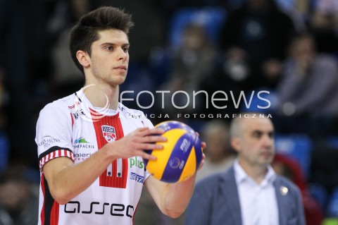  18.11.2017 RZESZOW <br />SIATKOWKA PLUS LIGA 2017/2018 MEN VOLLEYBALL POLAND POLISH PLUSLIGA LEAGUE SEASON 2017/2018 <br />MECZ ASSECO RESOVIA RZESZOW - CERRAD CZARNI RADOM <br />N/Z ALEKSANDER SLIWKA SYLWETKA <br /> 