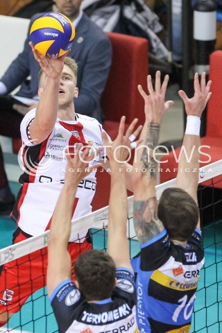  18.11.2017 RZESZOW <br />SIATKOWKA PLUS LIGA 2017/2018 MEN VOLLEYBALL POLAND POLISH PLUSLIGA LEAGUE SEASON 2017/2018 <br />MECZ ASSECO RESOVIA RZESZOW - CERRAD CZARNI RADOM <br />N/Z DOMINIK DEPOWSKI <br /> 