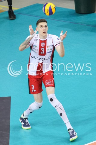  18.11.2017 RZESZOW <br />SIATKOWKA PLUS LIGA 2017/2018 MEN VOLLEYBALL POLAND POLISH PLUSLIGA LEAGUE SEASON 2017/2018 <br />MECZ ASSECO RESOVIA RZESZOW - CERRAD CZARNI RADOM <br />N/Z BARTLOMIEJ LEMANSKI SYLWETKA <br /> 