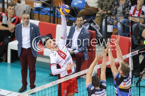  18.11.2017 RZESZOW <br />SIATKOWKA PLUS LIGA 2017/2018 MEN VOLLEYBALL POLAND POLISH PLUSLIGA LEAGUE SEASON 2017/2018 <br />MECZ ASSECO RESOVIA RZESZOW - CERRAD CZARNI RADOM <br />N/Z THIBAULT ROSSARD <br /> 