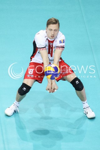  18.11.2017 RZESZOW <br />SIATKOWKA PLUS LIGA 2017/2018 MEN VOLLEYBALL POLAND POLISH PLUSLIGA LEAGUE SEASON 2017/2018 <br />MECZ ASSECO RESOVIA RZESZOW - CERRAD CZARNI RADOM <br />N/Z ELVISS KRASTINS SYLWETKA <br /> 