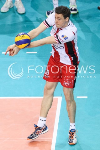  18.11.2017 RZESZOW <br />SIATKOWKA PLUS LIGA 2017/2018 MEN VOLLEYBALL POLAND POLISH PLUSLIGA LEAGUE SEASON 2017/2018 <br />MECZ ASSECO RESOVIA RZESZOW - CERRAD CZARNI RADOM <br />N/Z JOCHEN SCHOPS SYLWETKA <br /> 