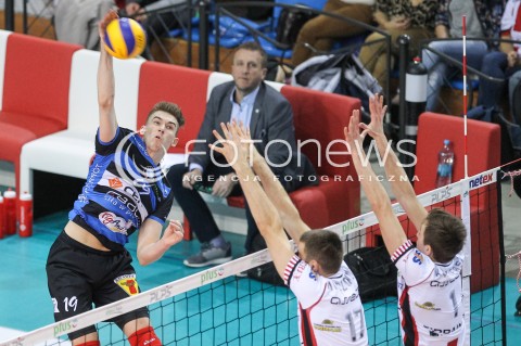  18.11.2017 RZESZOW <br />SIATKOWKA PLUS LIGA 2017/2018 MEN VOLLEYBALL POLAND POLISH PLUSLIGA LEAGUE SEASON 2017/2018 <br />MECZ ASSECO RESOVIA RZESZOW - CERRAD CZARNI RADOM <br />N/Z TOMASZ FORNAL <br /> 
