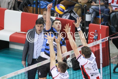  18.11.2017 RZESZOW <br />SIATKOWKA PLUS LIGA 2017/2018 MEN VOLLEYBALL POLAND POLISH PLUSLIGA LEAGUE SEASON 2017/2018 <br />MECZ ASSECO RESOVIA RZESZOW - CERRAD CZARNI RADOM <br />N/Z WOJCIECH ZALINSKI <br /> 
