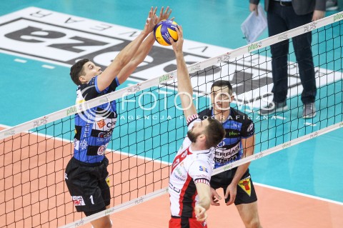  18.11.2017 RZESZOW <br />SIATKOWKA PLUS LIGA 2017/2018 MEN VOLLEYBALL POLAND POLISH PLUSLIGA LEAGUE SEASON 2017/2018 <br />MECZ ASSECO RESOVIA RZESZOW - CERRAD CZARNI RADOM <br />N/Z MARCIN MOZDZONEK DMYTRO TERYOMENKO <br /> 