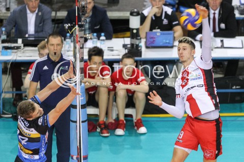  18.11.2017 RZESZOW <br />SIATKOWKA PLUS LIGA 2017/2018 MEN VOLLEYBALL POLAND POLISH PLUSLIGA LEAGUE SEASON 2017/2018 <br />MECZ ASSECO RESOVIA RZESZOW - CERRAD CZARNI RADOM <br />N/Z THIBAULT ROSSARD <br /> 