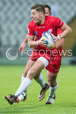  18.11.2017 GDANSK<br />RUGBY EUROPE TROPHY 2017/2018<br />MECZ POLSKA - MOLDAWIA ( Poland - Moldova )<br />N/Z MATEUSZ PLICHTA<br /> 
