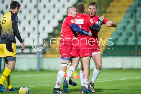  18.11.2017 GDANSK<br />RUGBY EUROPE TROPHY 2017/2018<br />MECZ POLSKA - MOLDAWIA ( Poland - Moldova )<br />N/Z WOJCIECH PIOTROWICZ DANIEL GDULA MATEUSZ PLICHTA<br /> 