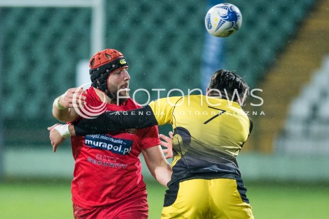  18.11.2017 GDANSK<br />RUGBY EUROPE TROPHY 2017/2018<br />MECZ POLSKA - MOLDAWIA ( Poland - Moldova )<br />N/Z PIOTR ZESZUTEK<br /> 