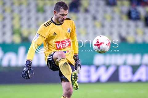  18.11.2017 GDANSK <br />PILKA NOZNA - EKSTRAKLASA SEZON 2017/2018<br />MECZ LECHIA GDANSK - WISLA PLOCK<br />N/Z SEWERYN KIELPIN<br /> 