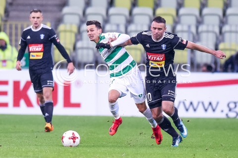  18.11.2017 GDANSK <br />PILKA NOZNA - EKSTRAKLASA SEZON 2017/2018<br />MECZ LECHIA GDANSK - WISLA PLOCK<br />N/Z RAFAL WOLSKI CEZARY STEFANCZYK<br /> 