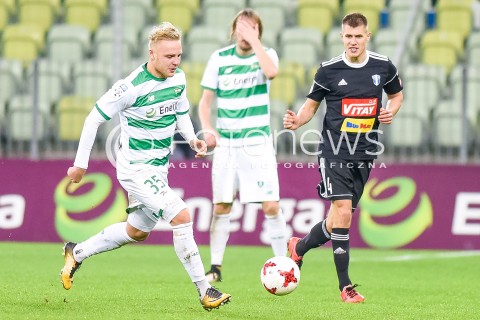  18.11.2017 GDANSK <br />PILKA NOZNA - EKSTRAKLASA SEZON 2017/2018<br />MECZ LECHIA GDANSK - WISLA PLOCK<br />N/Z DANIEL LUKASIK MILOS KRASIC DAMIAN SZYMANSKI<br /> 