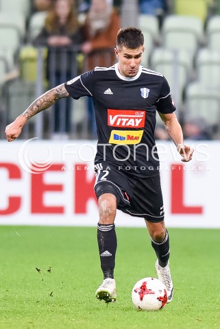  18.11.2017 GDANSK <br />PILKA NOZNA - EKSTRAKLASA SEZON 2017/2018<br />MECZ LECHIA GDANSK - WISLA PLOCK<br />N/Z KAMIL SYLWESTRZAK<br /> 