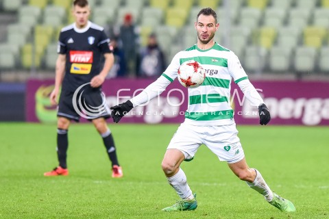  18.11.2017 GDANSK <br />PILKA NOZNA - EKSTRAKLASA SEZON 2017/2018<br />MECZ LECHIA GDANSK - WISLA PLOCK<br />N/Z SIMEON SLAWCZEW<br /> 
