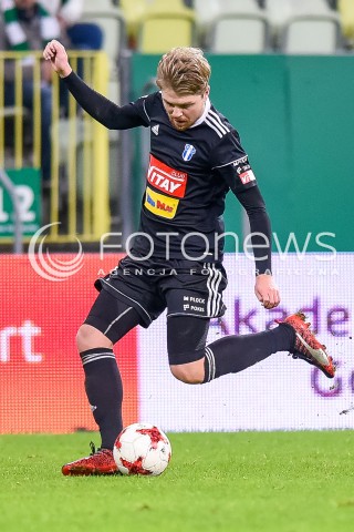  18.11.2017 GDANSK <br />PILKA NOZNA - EKSTRAKLASA SEZON 2017/2018<br />MECZ LECHIA GDANSK - WISLA PLOCK<br />N/Z DOMINIK FURMAN<br /> 