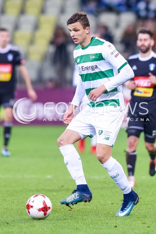  18.11.2017 GDANSK <br />PILKA NOZNA - EKSTRAKLASA SEZON 2017/2018<br />MECZ LECHIA GDANSK - WISLA PLOCK<br />N/Z PATRYK LIPSKI<br /> 