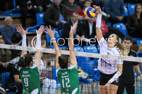  19.11.2017 RZESZOW <br />SIATKOWKA LIGA SIATKOWKI KOBIET LSK 2017/2018 WOMEN VOLLEYBALL POLAND POLISH LEAGUE <br />MECZ DEVELOPRES SKYRES RZESZOW - IMPEL WROCLAW <br />N/Z ADELA HELIC <br /> 