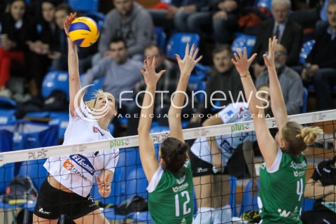  19.11.2017 RZESZOW <br />SIATKOWKA LIGA SIATKOWKI KOBIET LSK 2017/2018 WOMEN VOLLEYBALL POLAND POLISH LEAGUE <br />MECZ DEVELOPRES SKYRES RZESZOW - IMPEL WROCLAW <br />N/Z HELENE ROUSSEAUX <br /> 