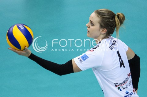  19.11.2017 RZESZOW <br />SIATKOWKA LIGA SIATKOWKI KOBIET LSK 2017/2018 WOMEN VOLLEYBALL POLAND POLISH LEAGUE <br />MECZ DEVELOPRES SKYRES RZESZOW - IMPEL WROCLAW <br />N/Z NATALIA GAJEWSKA SYLWETKA <br /> 