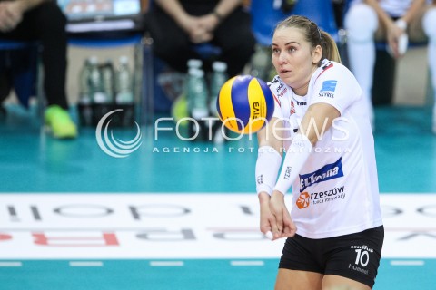  19.11.2017 RZESZOW <br />SIATKOWKA LIGA SIATKOWKI KOBIET LSK 2017/2018 WOMEN VOLLEYBALL POLAND POLISH LEAGUE <br />MECZ DEVELOPRES SKYRES RZESZOW - IMPEL WROCLAW <br />N/Z ADELA HELIC SYLWETKA <br /> 