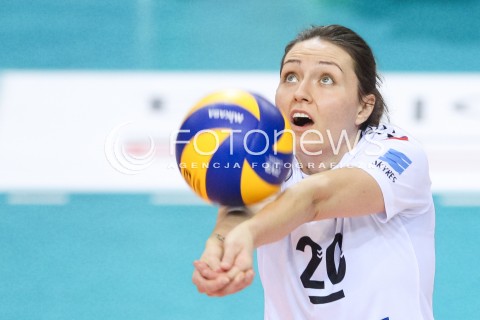  19.11.2017 RZESZOW <br />SIATKOWKA LIGA SIATKOWKI KOBIET LSK 2017/2018 WOMEN VOLLEYBALL POLAND POLISH LEAGUE <br />MECZ DEVELOPRES SKYRES RZESZOW - IMPEL WROCLAW <br />N/Z JELENA BLAGOJEVIC SYLWETKA <br /> 