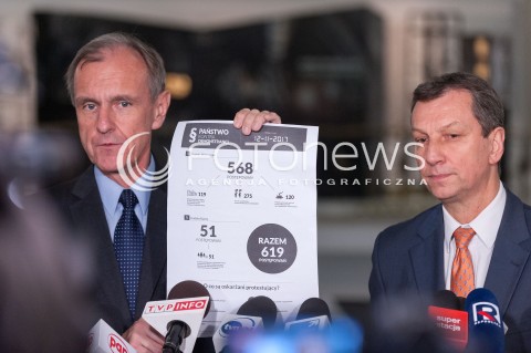  22.11.2017 WARSZAWA SEJM<br />52. POSIEDZENIE SEJMU RP<br />N/Z BOGDAN KLICH ANDRZEJ HALICKI KONFERENCJA NA TEMAT SWOBOD OBYWATELSKICH<br /> 