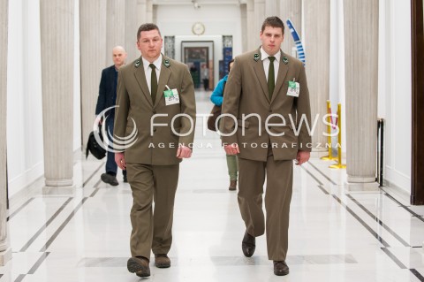  22.11.2017 WARSZAWA SEJM<br />52. POSIEDZENIE SEJMU RP<br />N/Z LESNICY FUNKCJONARIUSZ SLUZBY LESNEJ<br /> 