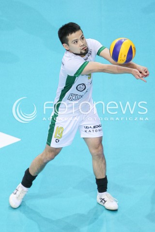  22.11.2017 RZESZOW <br />SIATKOWKA PLUS LIGA 2017/2018 MEN VOLLEYBALL POLAND POLISH PLUSLIGA LEAGUE SEASON 2017/2018 <br />MECZ ASSECO RESOVIA RZESZOW - ALURON VIRTU WARTA ZAWIERCIE <br />N/Z TAICHIRO KOGA SYLWETKA <br /> 