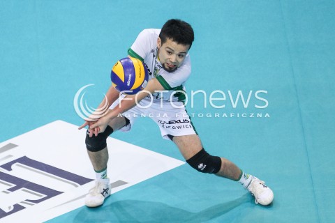  22.11.2017 RZESZOW <br />SIATKOWKA PLUS LIGA 2017/2018 MEN VOLLEYBALL POLAND POLISH PLUSLIGA LEAGUE SEASON 2017/2018 <br />MECZ ASSECO RESOVIA RZESZOW - ALURON VIRTU WARTA ZAWIERCIE <br />N/Z TAICHIRO KOGA SYLWETKA <br /> 