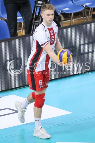  22.11.2017 RZESZOW <br />SIATKOWKA PLUS LIGA 2017/2018 MEN VOLLEYBALL POLAND POLISH PLUSLIGA LEAGUE SEASON 2017/2018 <br />MECZ ASSECO RESOVIA RZESZOW - ALURON VIRTU WARTA ZAWIERCIE <br />N/Z DOMINIK DEPOWSKI SYLWETKA <br /> 