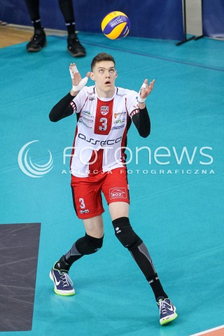  22.11.2017 RZESZOW <br />SIATKOWKA PLUS LIGA 2017/2018 MEN VOLLEYBALL POLAND POLISH PLUSLIGA LEAGUE SEASON 2017/2018 <br />MECZ ASSECO RESOVIA RZESZOW - ALURON VIRTU WARTA ZAWIERCIE <br />N/Z BARTLOMIEJ LEMANSKI SYLWETKA <br /> 
