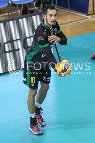  22.11.2017 RZESZOW <br />SIATKOWKA PLUS LIGA 2017/2018 MEN VOLLEYBALL POLAND POLISH PLUSLIGA LEAGUE SEASON 2017/2018 <br />MECZ ASSECO RESOVIA RZESZOW - ALURON VIRTU WARTA ZAWIERCIE <br />N/Z HUGO DE LEON GUIMARAES DA SILVA SYLWETKA <br /> 