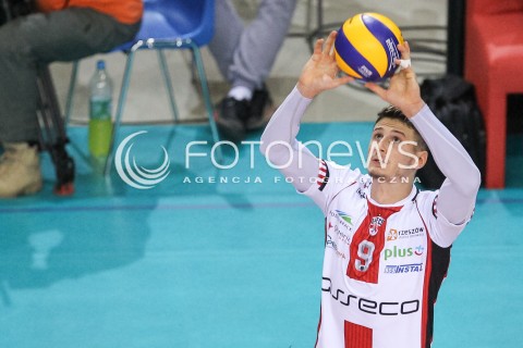  22.11.2017 RZESZOW <br />SIATKOWKA PLUS LIGA 2017/2018 MEN VOLLEYBALL POLAND POLISH PLUSLIGA LEAGUE SEASON 2017/2018 <br />MECZ ASSECO RESOVIA RZESZOW - ALURON VIRTU WARTA ZAWIERCIE <br />N/Z THIBAULT ROSSARD SYLWETKA <br /> 