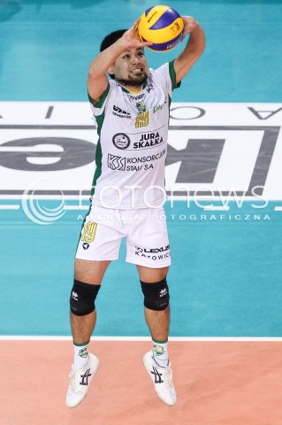  22.11.2017 RZESZOW <br />SIATKOWKA PLUS LIGA 2017/2018 MEN VOLLEYBALL POLAND POLISH PLUSLIGA LEAGUE SEASON 2017/2018 <br />MECZ ASSECO RESOVIA RZESZOW - ALURON VIRTU WARTA ZAWIERCIE <br />N/Z TAICHIRO KOGA SYLWETKA <br /> 