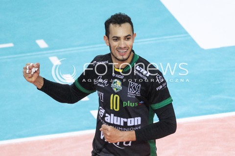  22.11.2017 RZESZOW <br />SIATKOWKA PLUS LIGA 2017/2018 MEN VOLLEYBALL POLAND POLISH PLUSLIGA LEAGUE SEASON 2017/2018 <br />MECZ ASSECO RESOVIA RZESZOW - ALURON VIRTU WARTA ZAWIERCIE <br />N/Z HUGO DE LEON GUIMARAES DA SILVA RADOSC EMOCJE SYLWETKA <br /> 
