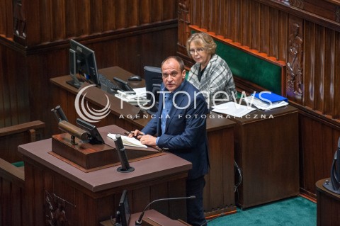  23.11.2017 WARSZAWA SEJM<br />POSIEDZENIE SEJMU RP<br />N/Z PAWEL KUKIZ<br /> 