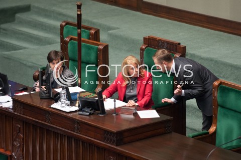  23.11.2017 WARSZAWA SEJM<br />POSIEDZENIE SEJMU RP<br />N/Z BARBARA DOLNIAK SLAWOMIR NITRAS<br /> 