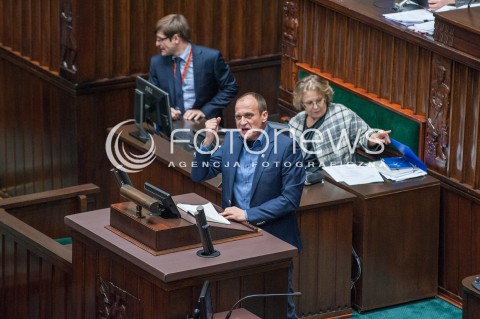  23.11.2017 WARSZAWA SEJM<br />POSIEDZENIE SEJMU RP<br />N/Z PAWEL KUKIZ<br /> 