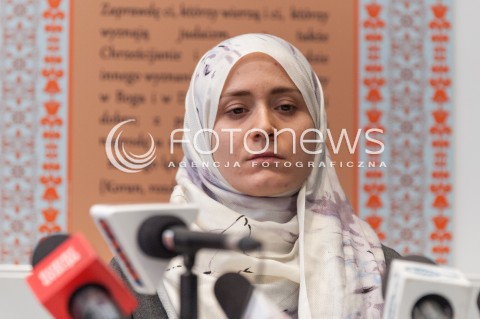  27.11.2017 WARSZAWA<br />
KONFERENCJA W CENTRUM KULTURY MUZULMASKIEJ DOTYCZACA DEWASTACJI OSRODKA<br />
N/Z ANNA LUKJANOWICZ<br />
 