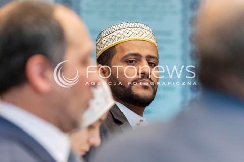  27.11.2017 WARSZAWA<br />
KONFERENCJA W CENTRUM KULTURY MUZULMASKIEJ DOTYCZACA DEWASTACJI OSRODKA<br />
N/Z NAJIB AL-SABAHI<br />
 