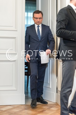  29.11.2017 WARSZAWA<br />KONFERENCJA W MINISTERSTWIE SPRAWIEDLIWOSCI<br />N/Z ZBIGNIEW ZIOBRO<br /> 
