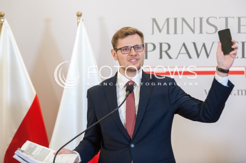  29.11.2017 WARSZAWA<br />KONFERENCJA W MINISTERSTWIE SPRAWIEDLIWOSCI<br />N/Z MICHAL WOS<br /> 