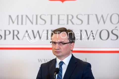  29.11.2017 WARSZAWA<br />KONFERENCJA W MINISTERSTWIE SPRAWIEDLIWOSCI<br />N/Z ZBIGNIEW ZIOBRO<br /> 