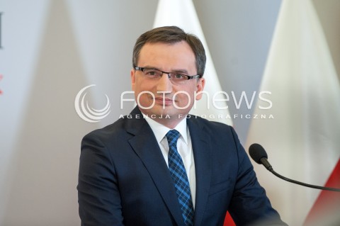  29.11.2017 WARSZAWA<br />KONFERENCJA W MINISTERSTWIE SPRAWIEDLIWOSCI<br />N/Z ZBIGNIEW ZIOBRO<br /> 