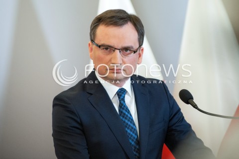  29.11.2017 WARSZAWA<br />KONFERENCJA W MINISTERSTWIE SPRAWIEDLIWOSCI<br />N/Z ZBIGNIEW ZIOBRO<br /> 