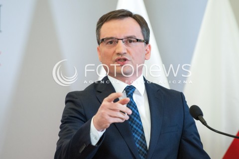 Konferencja w Ministerstwie Sprawiedliwości w Warszawie