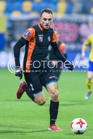  29.11.2017 GDYNIA<br />PILKA NOZNA - PUCHAR POLSKI PZPN 2017/2018<br />MECZ ARKA GDYNIA - CHROBRY GLOGOW<br />N/Z LUKASZ SZCZEPANIAK<br /> 