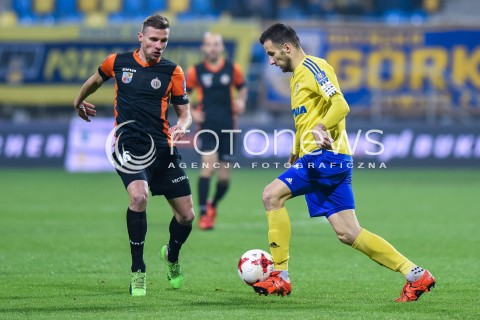  29.11.2017 GDYNIA<br />PILKA NOZNA - PUCHAR POLSKI PZPN 2017/2018<br />MECZ ARKA GDYNIA - CHROBRY GLOGOW<br />N/Z ROBERT MANDRYSZ FILIP JAZVIC<br /> 